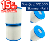 130 x 143 Spa-Quip SQ1000 Skimmer (Pair)