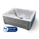 HotSpring Highlife Jetsetter LX | 2.13cm x 1.65cm x 0.84cm h | Seats 3 - The Spa Shop