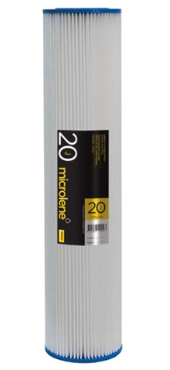 20" Jumbo, 1micron Pleated Sediment Cartridge - The Spa Shop