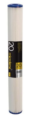 20" Standard, 20micron Pleated Sediment Cartridge - The Spa Shop