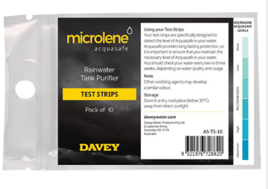 Acquasafe Test strip 10pc - The Spa Shop