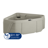 FreeFlow TriStar | 1.83m x 1.83m x 0.79m h | Seats 3 - The Spa Shop