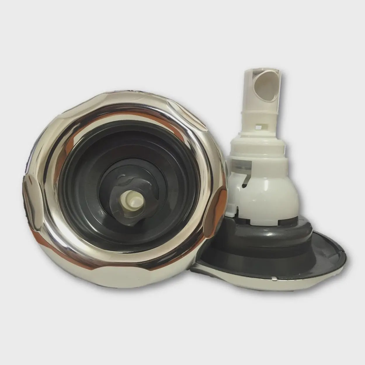 CMP 500 Series 5inch Typhoon Jet Internal – 5 Scallop Rotational Stainless Steel/Graphite Gray