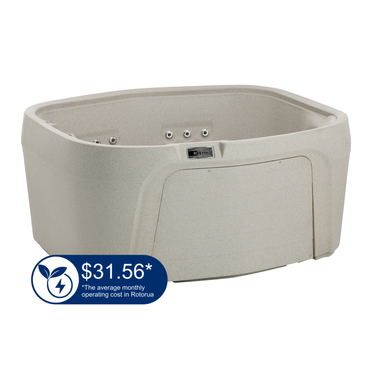 Freeflow Cascina | 1.68m x 1.58m x 0.81m h | Seats 4 - The Spa Shop