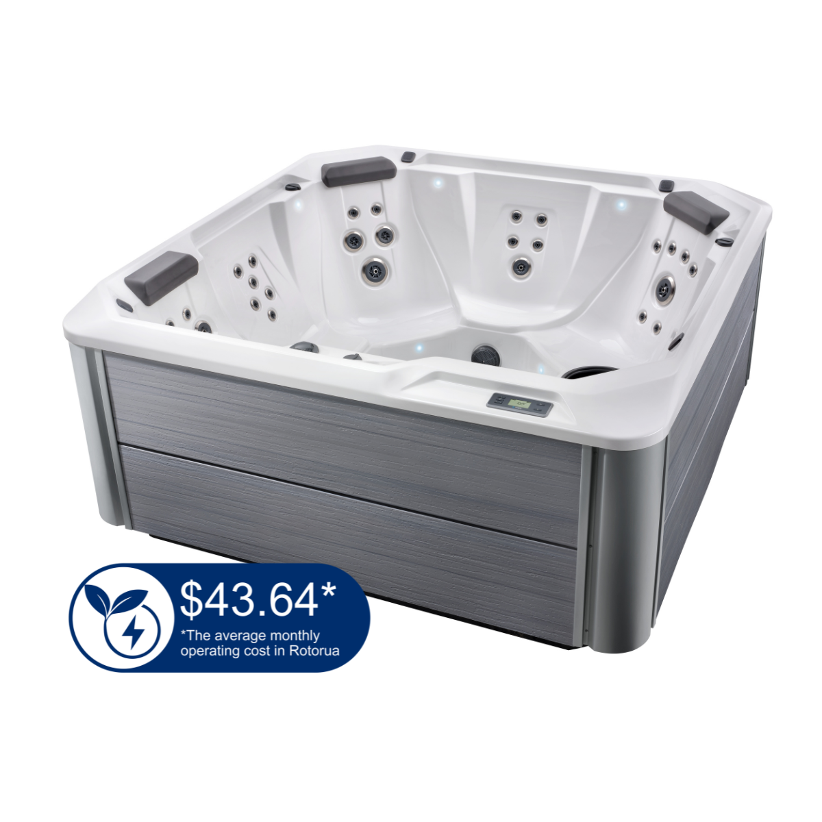 HotSpot Relay® | 2.13m x 2.13m x 0.92m h | Seats 6 - The Spa Shop