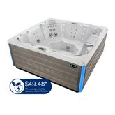 HotSpring Limelight Pulse® | 2.26m x 2.26m x 0.97m h | Seats 7 - The Spa Shop