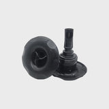 Rising Dragon 3inch Twin Pulse Jet Scalloped Black - The Spa Shop
