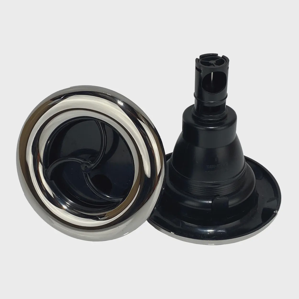 Rising Dragon 5" Single Pulse Jet Stainless Steel and Black