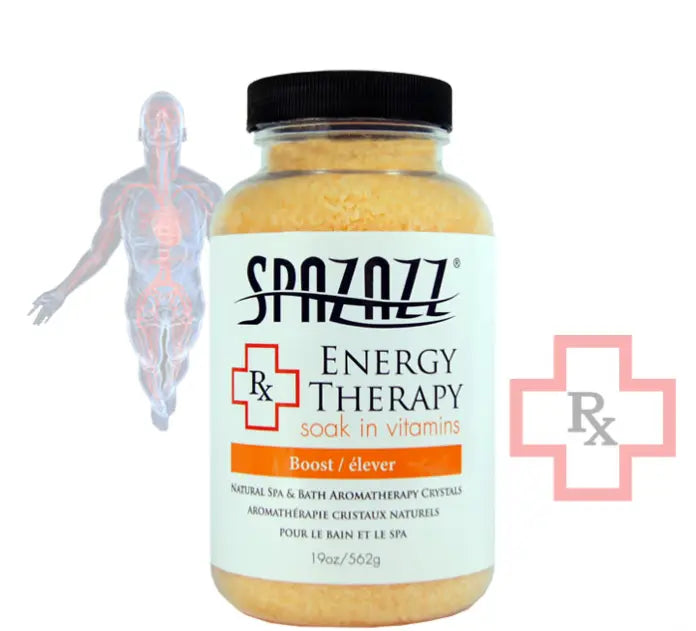 Spazazz Crystals RX Energy Therapy (Boost) 19oz/562g - The Spa Shop