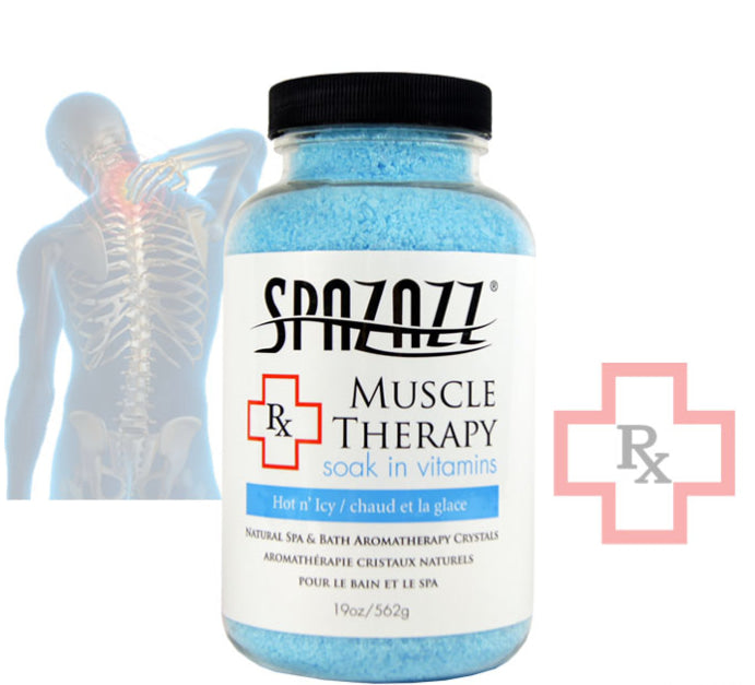 Spazazz Crystals RX Muscle Therapy (Hot 'n' Icy) 19oz/562g - The Spa Shop