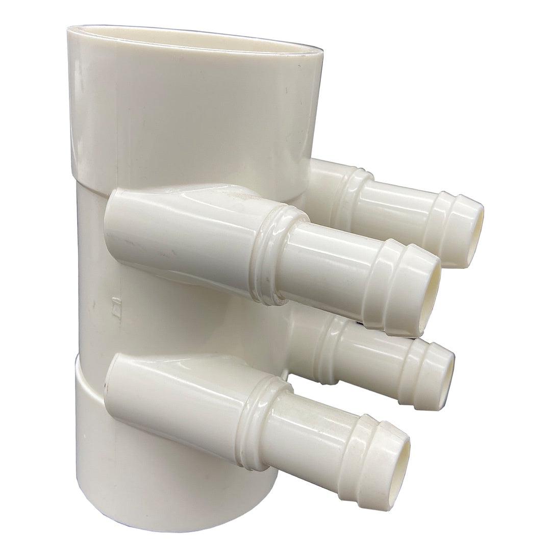 Water Manifold 50 mm Slip/Slip – 4 X 19mm port - The Spa Shop