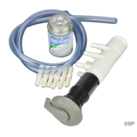 6 port Waterway 1" 5 point textured Air Control - 6 port manifold repair kit - Grey - The Spa Shop