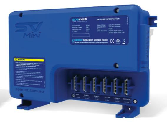Spanet SV Mini 2 Controller Only 10amp or 15amp please state what size - The Spa Shop