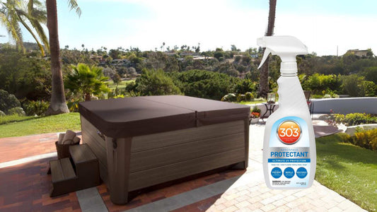 Protect Your Vinyl Spa Cover with 303 Protectant