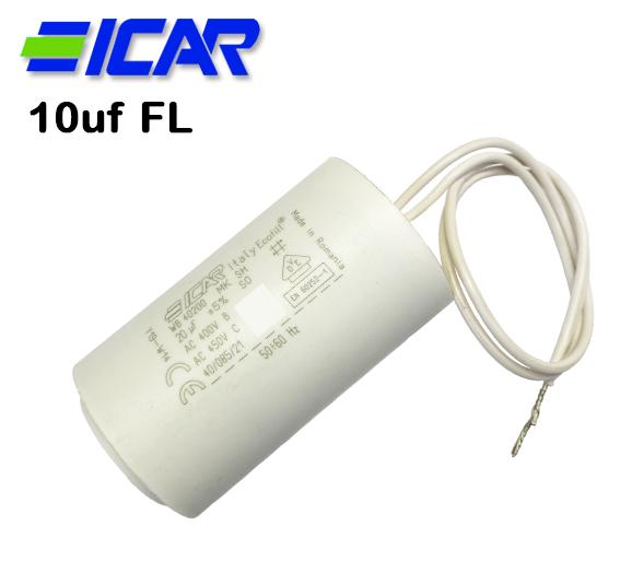 Icar 10Uf Capacitor Fly Lead General