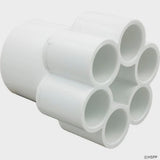 Manifold Cluster 6 Port 1 1/2 X 1/2 - The Spa Shop