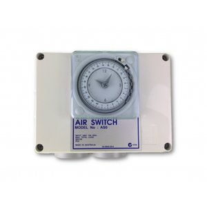 Air Switch Box Double Outlet 15Amp With Time Clock General