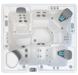 EX-DEMO HotSpring Highlife Envoy with CoverCradle® II Cover Lifter - The Spa Shop