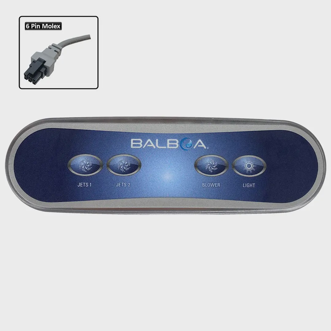 Balboa AX40(Auxiliary) Touchpad and Overlay - The Spa Shop