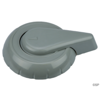 Hydroair 2" Diverter Valve Handle & Cap Kit - Notched Style - Grey - The Spa Shop