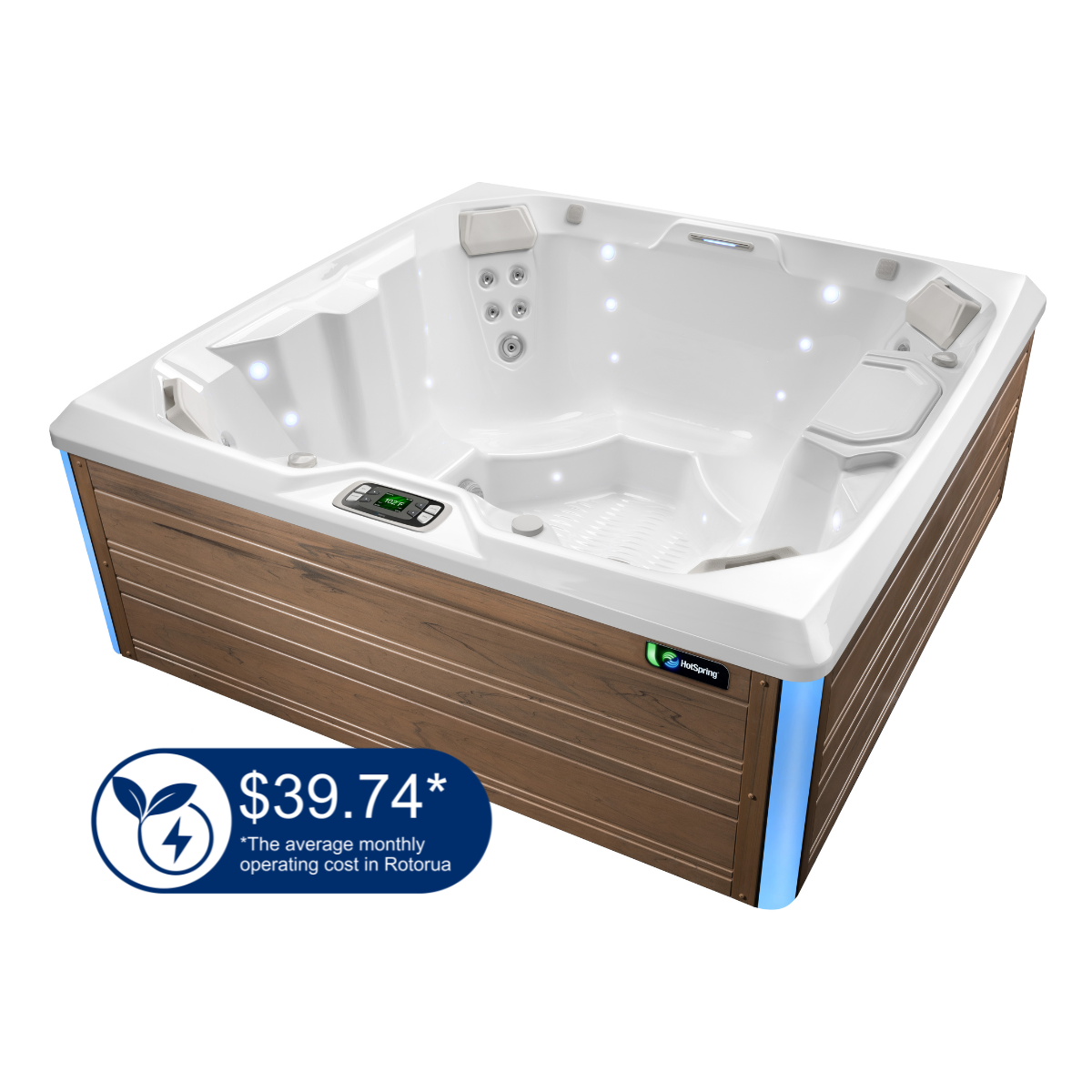 Limelight Beam® | 2.03m x 2.03m x 0.84m h | Seats 4 - The Spa Shop