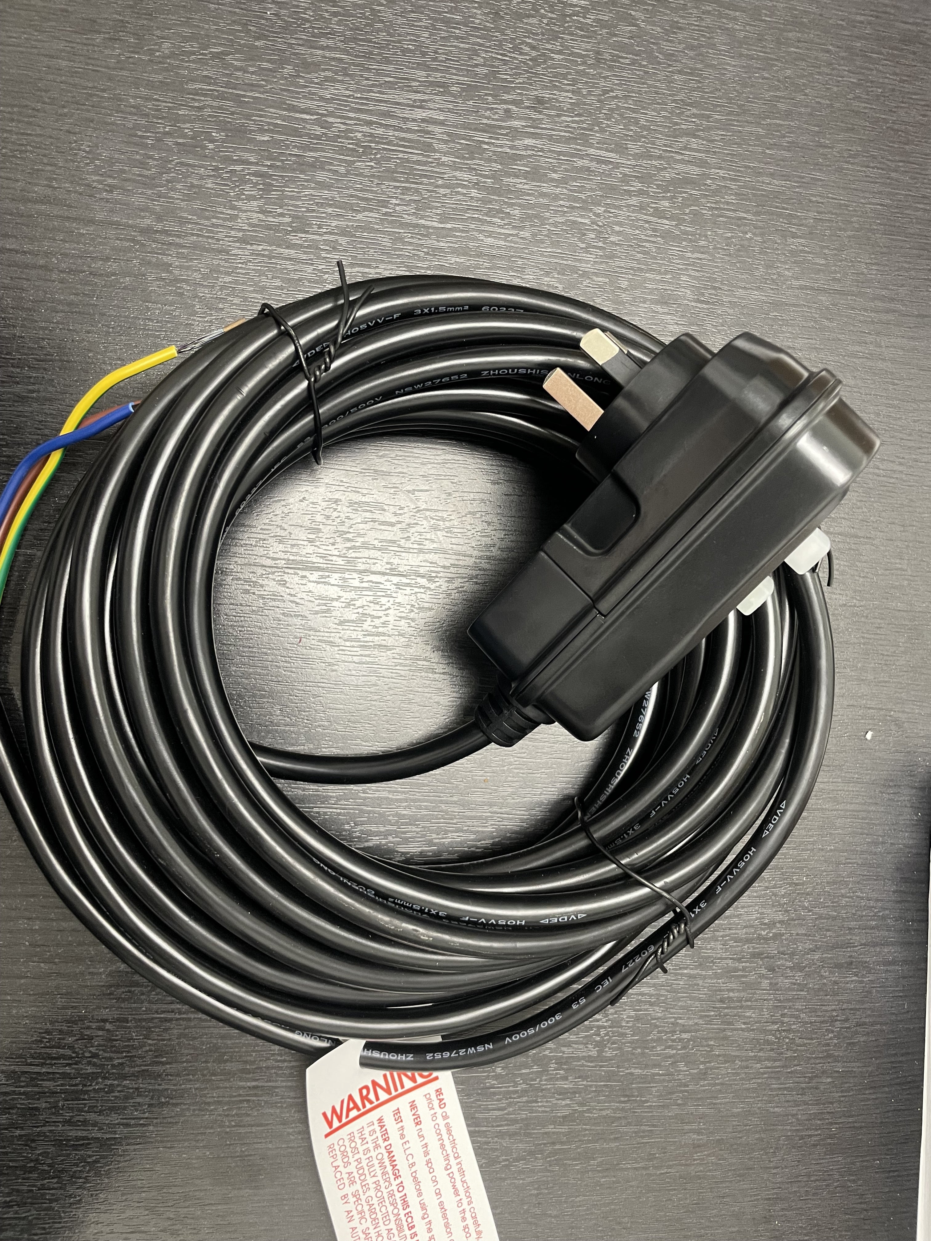 Rewirable RCD Adapter Plug; 10A and 30mA - The Spa Shop
