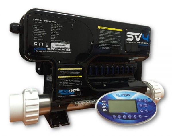 Spanet SV4-VH Spa Controller and SV4T Touch Pad Package - The Spa Shop