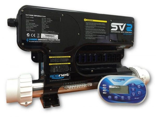 Spanet SV2-VH Spa Controller and SV2T Touch Pad Package - The Spa Shop