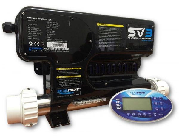 Spanet SV3-VH Spa Controller and SV3T Touch Pad Package - The Spa Shop